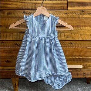 Edgehill Collection Blue Summer Baby Dress